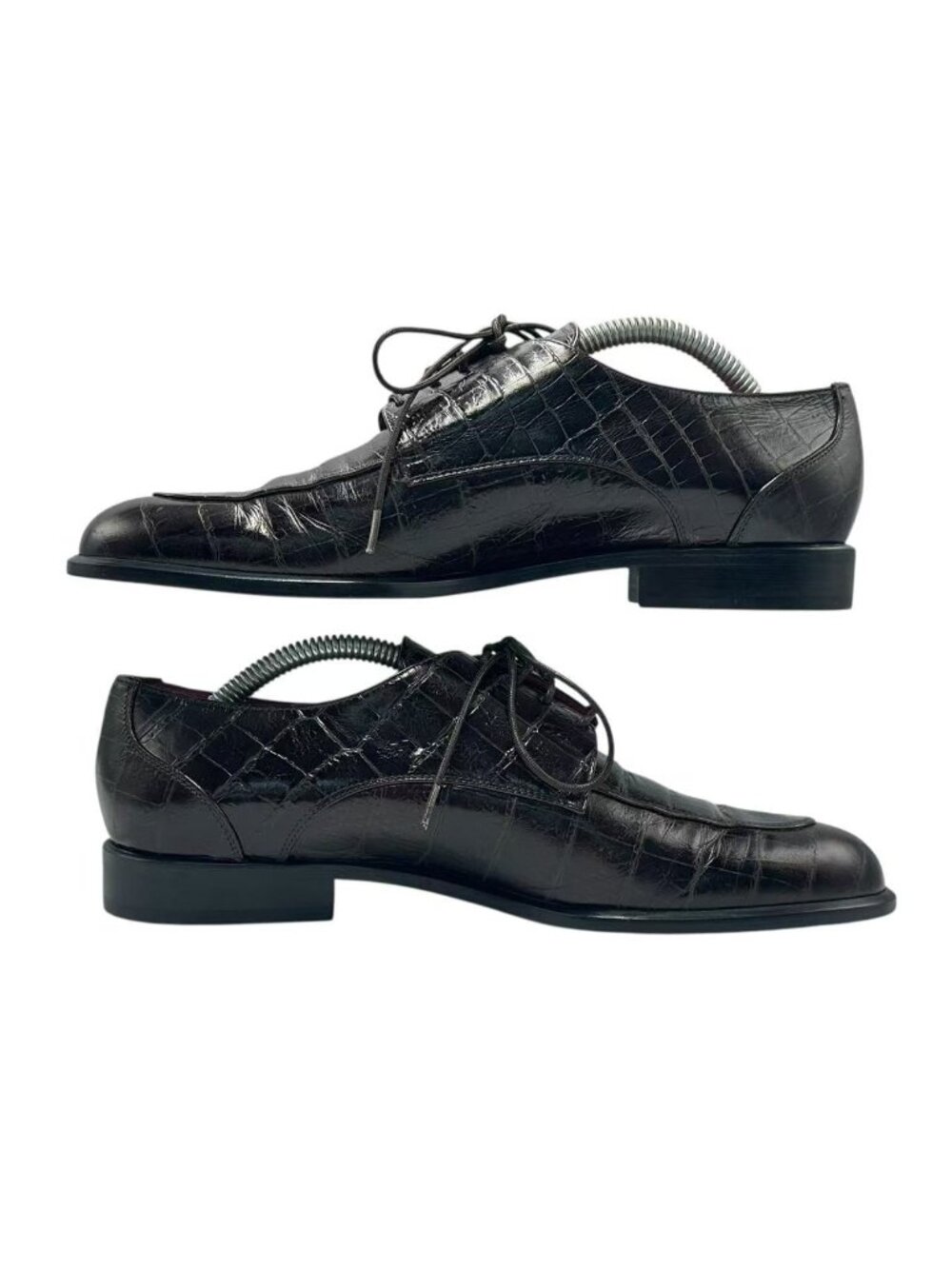 Celine Loafers Leather Croco Pattern 36.5 Brown - Picture 2 of 8
